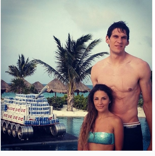 Boban Marjanovic's wife Milica Krstic